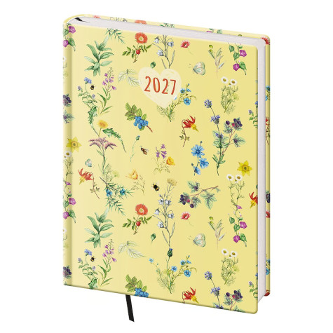 Helma 365 Diář denní B6 Vario Lyra 2027 - Botanica