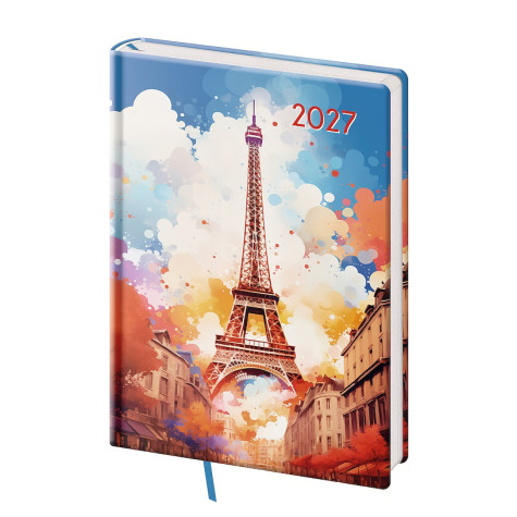 Helma 365 Týdenní diář A5 Vario Lyra 2027 - Paris