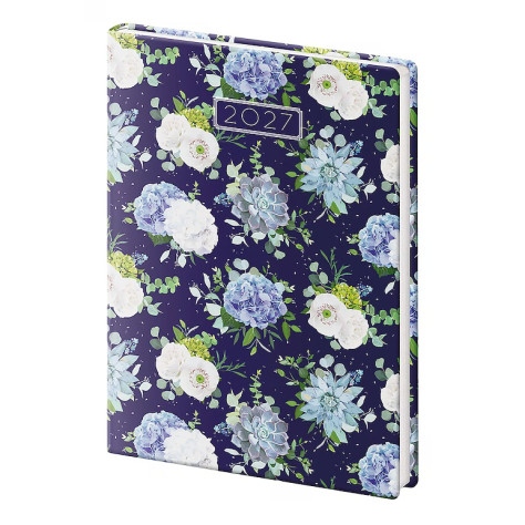Helma 365 Týdenní kapesní diář A7 Vario 2027 - Lyra Floral