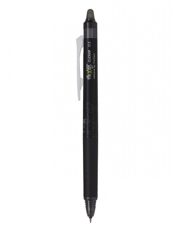 Pilot FriXion Point Clicker 2058 - ČERNÁ, gelový roller 0,5 mm