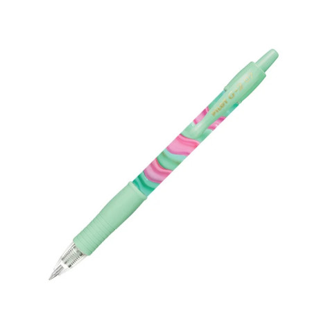 PILOT roller G-2 07 Flow Ltd., zelená, černý inkoust