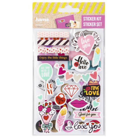 Hama Samolepky do fotoalba - Sticker set, Love You