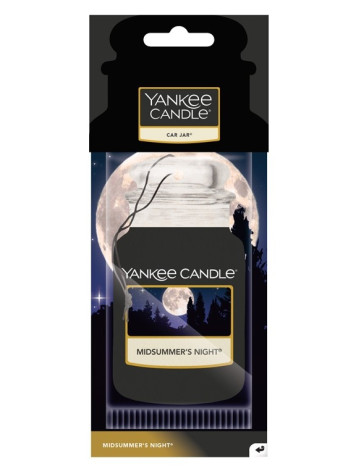Yankee Candle MIDSUMMER NIGHT papírová visačka do auta 1 ks