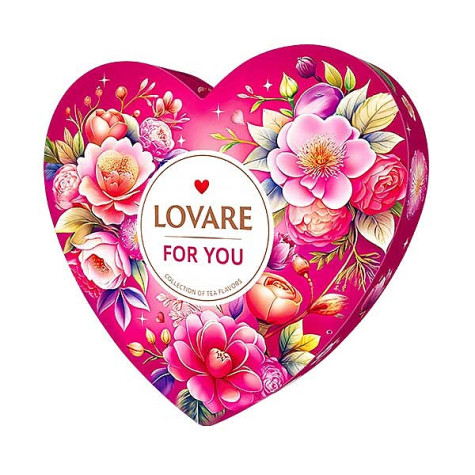 LOVARÉ TEA WITH LOVE, 34 pyramidek, černý čaj