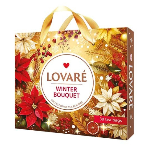 LOVARÉ 30 čajových sáčků - WINTER BOUQUET, limitovaná edice