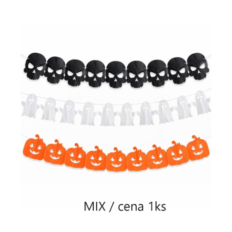 Girlanda Halloween 40 cm MIX / cena 1ks