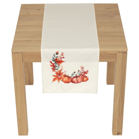 Autronic Podzimní běhoun na stůl 40x150cm, dýně