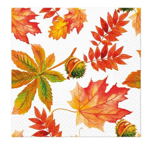 Ubrousky 20ks Fall colors 33x33 cm