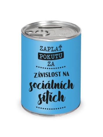Nekupto Pokladnička POKUTA ZA ZÁVISLOST NA SOCIÁLNÍCH SÍTÍCH