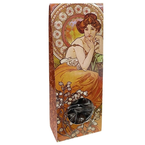 Lískové oříšky v hořké čokoládě 80g - Mucha TOPAZ