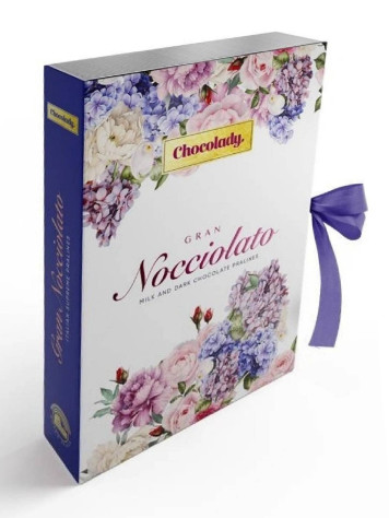 Chocolady NOCCIOLATO milk and dark chocolate pralines, 150 g
