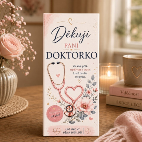 Mléčná čokoláda 100g - Děkuji paní doktorko