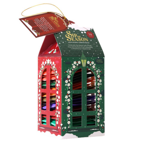 English Tea Shop - Adventní kalendář, Čajový dům U Lucerny, bio, 24 sáčků