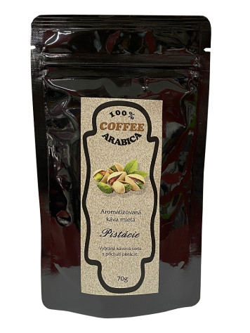 Aromatizovaná mletá káva 70 g - PISTÁCIOVÁ