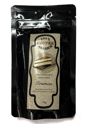 Aromatizovaná mletá káva 70 g - TIRAMISU