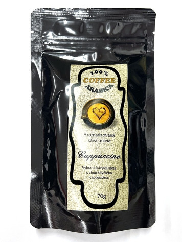 Aromatizovaná mletá káva 70 g - CAPPUCCINO