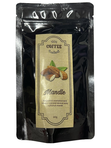 Aromatizovaná INSTANTNÍ KÁVA - MANDLE, 60g