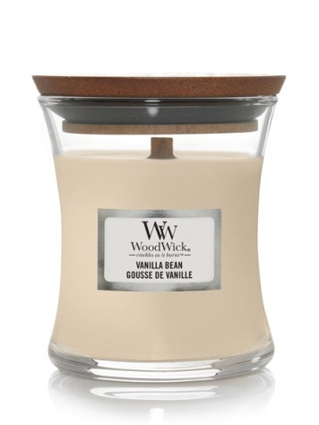 Vonná svíčka WoodWick VANILLA BEAN malá 85g
