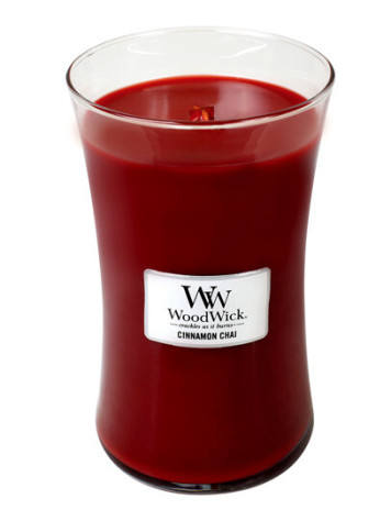 Vonná svíčka Woodwick CINNAMON CHAI velká 609,5 g
