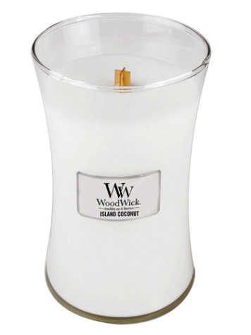 Vonná svíčka WoodWick ISLAND COCONUT velká 609,5g
