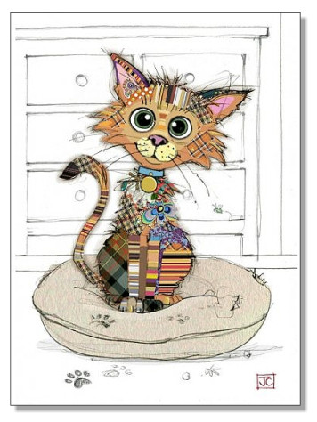 Luxusní přání G033 BUG ART - KIMBA KITTEN