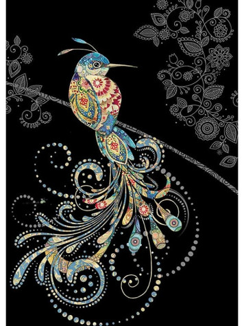 Luxusní přání M151 BUG ART - BIRD OF PARADISE
