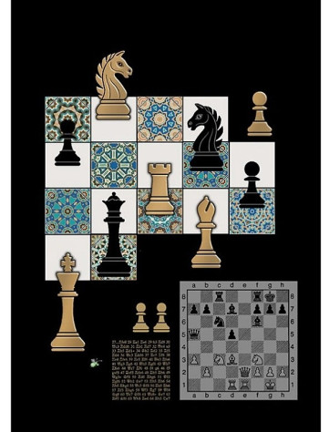 Luxusní přání M180 BUG ART - CHESS