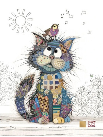 Luxusní přání G064 BUG ART - CHARLIE CAT