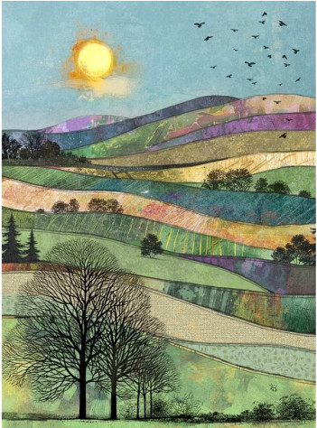 Luxusní přání K027 BUG ART - FIELDS