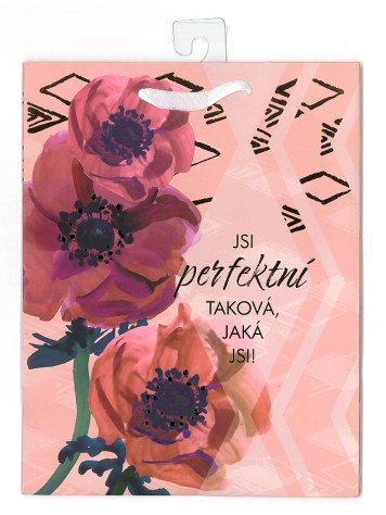 Albi Dárková taška L - TKC - JSI PERFEKTNÍ TAKOVÁ, JAKÁ JSI.