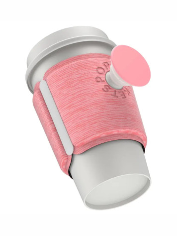 PopSockets PopThirst, držák na hrnek, s integrovaným PopGrip Gen. 2, růžový