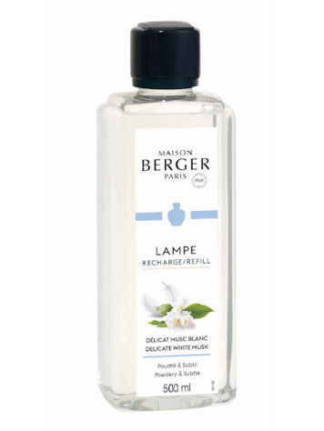 Maison Berger DELICATE WHITE MUSK, náplň katalytické lampy 500ml