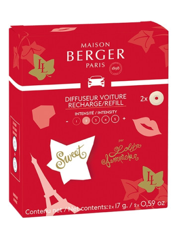 Maison Berger Náplň vůně do auta Lolita Lempicka Sweet, 2ks