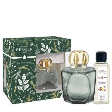 Maison Berger Magical Green, set lampy s náplní Ambrový prach 250ml