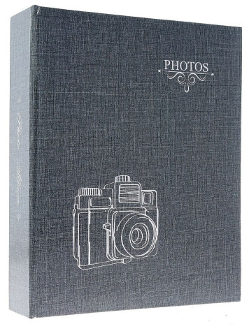 Fotoalbum 10x15/200 bez popisu Gedeon CAMERA 2 tmavý