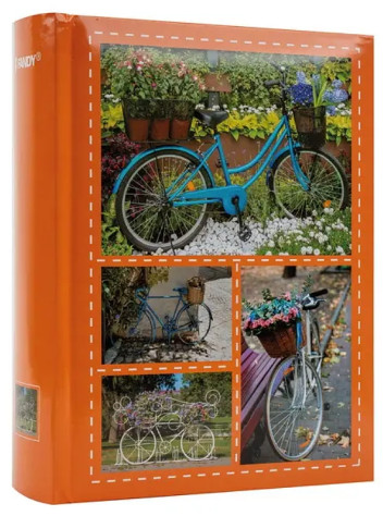 Fotoalbum 10x15/300 2-up B46300/2S Fandy BIKE 2 oranžové