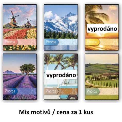 Fotoalbum 13x19/40 ZEP VIAGGIO mix motivů / cena za 1 kus