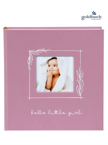Fotoalbum klasik 60stran 15545U Goldbuch HELLO LITTLE GIRL, růžové