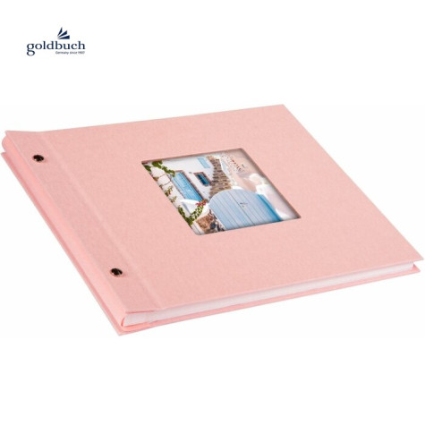 Šroubkové album klasik 30x25cm 26822 Goldbuch BELLA VISTA rose