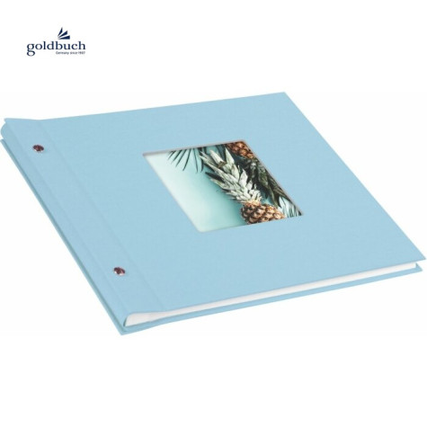 Šroubkové album klasik 30x25cm 26829 Goldbuch BELLA VISTA sky blue