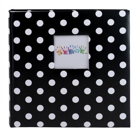 Fotoalbum klasik 100stran 30x31cm KPH Dots černé