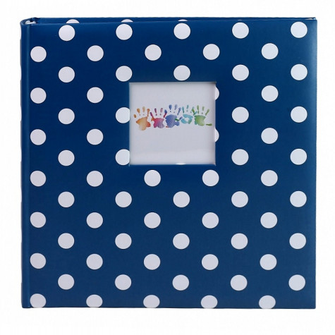 Fotoalbum klasik 100stran 30x31cm KPH Dots modré
