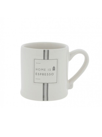 Bastion Collections Hrneček Espresso HOME IS ESPRESSO in grey, 70 ml