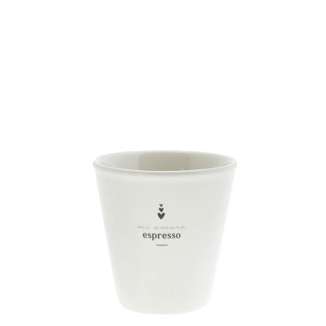Bastion Collections Kelímek ESPRESSO - MI AMORE in black