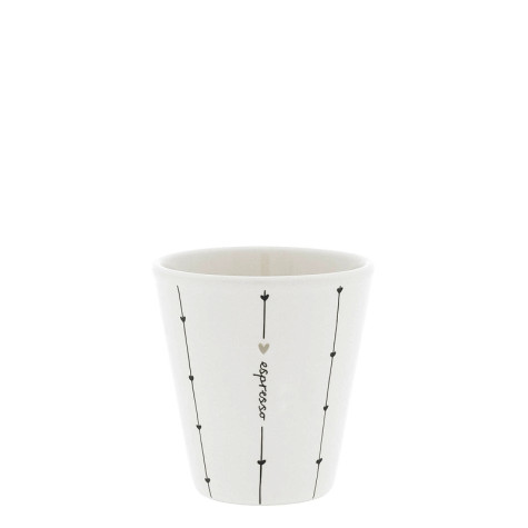 Bastion Collections Kelímek ESPRESSO stripes black