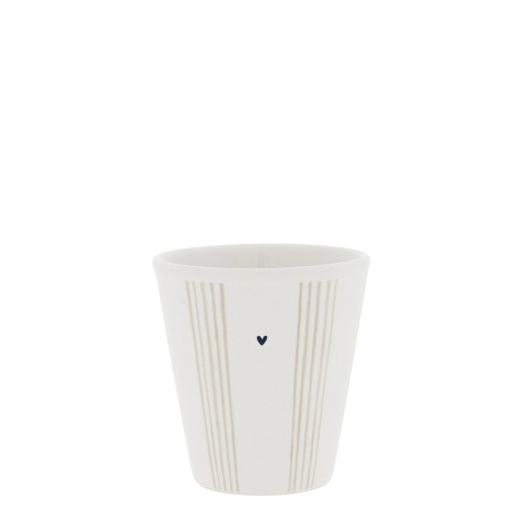 Bastion Collections Kelímek Small Stripes natural in BT, 50ml