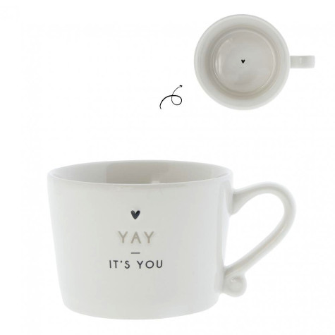 Bastion Collections Hrneček menší YAY ITS YOU, in black 175 ml