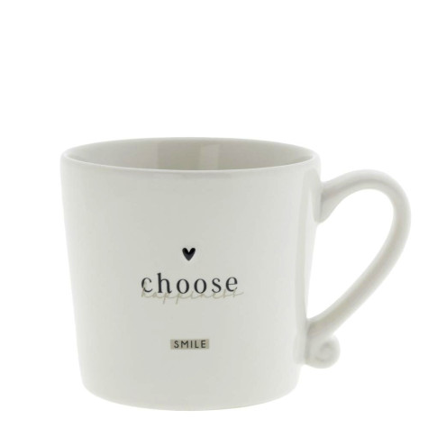 Bastion Collections Hrneček CHOOSE HAPPINES in black, 200ml