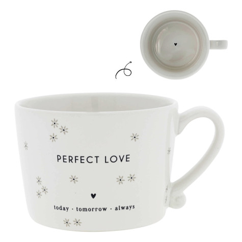 Bastion Collections Hrnek PERFECT LOVE in black/titane, 300ml
