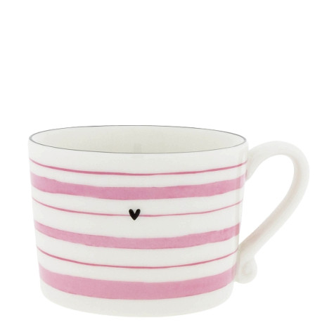 Bastion Collections Hrnek ROSE STRIPES, 300ml
